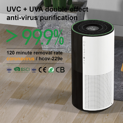 CE CB Home Hepa UV Light Air Filter Portable Bedroom Air Purifier