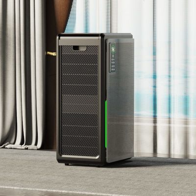 240W वॉल हैंगिंग हेपा यूवी एयर प्यूरीफायर कस्टमाइज़ेशन वाईफाई रिमोट